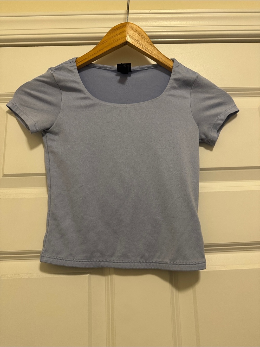 art class Short-Sleeve Scoop Neck Top in Light Lavender